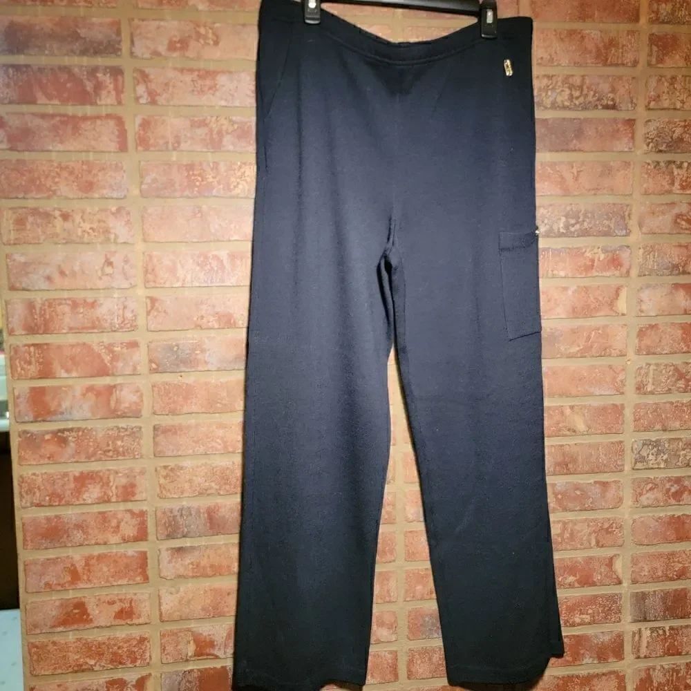 ST JOHN SPORT Women's Black Casual knit Pants medium